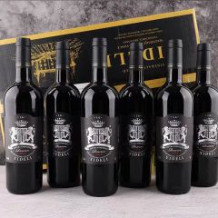 厂家直销法国进口干红葡萄酒礼盒过节送礼宴请批发一件代发红酒